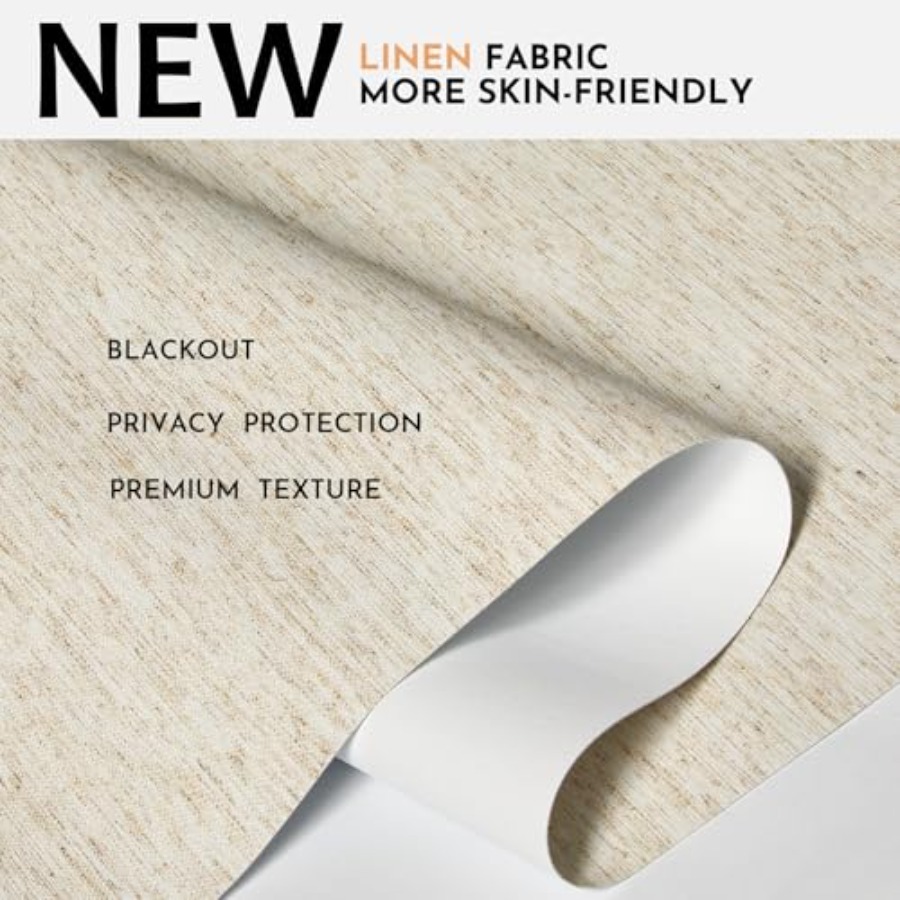 Blackout Roller Shades for Ind - Linen Roller Blind avis et prix