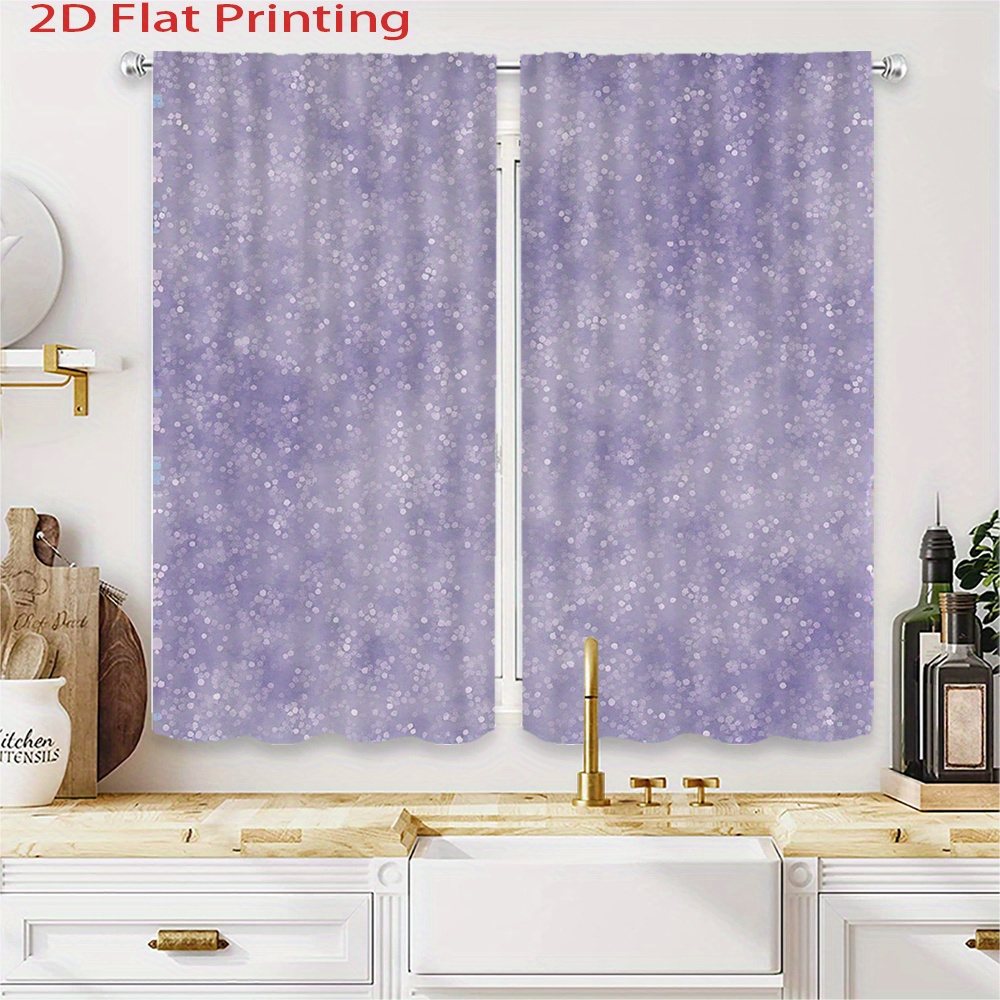 Purple Sparkle Curtains Window - Interior Design Of Cafe avis et prix