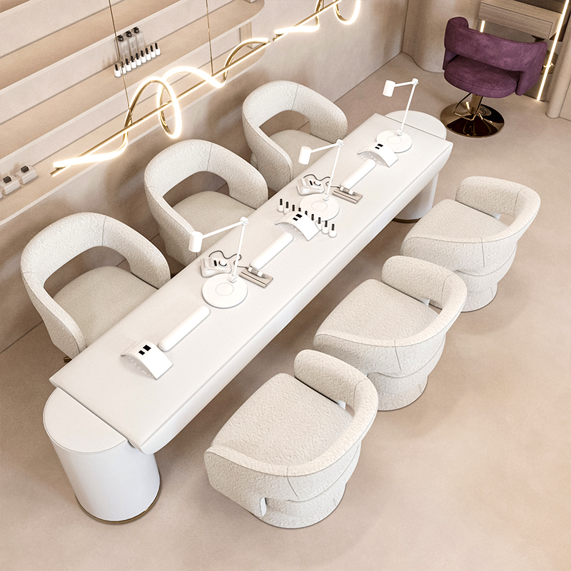 Modern Luxury Modern Beige Nai - Interior Design Nail Salon avis et prix