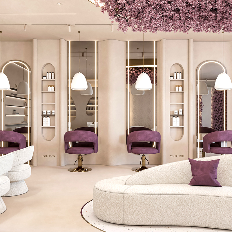 Modern Luxury Modern Beige Nai - Interior Design Nail Salon avis et prix