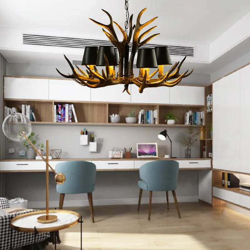 Vintage Antler design LED chan - Interior Design Kitchen And Living Room avis et prix