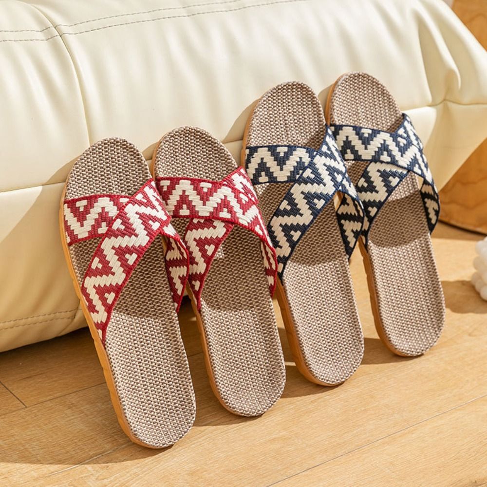 Fashion Ethnic Style Linen Cro - Linen Roller Blind avis et prix